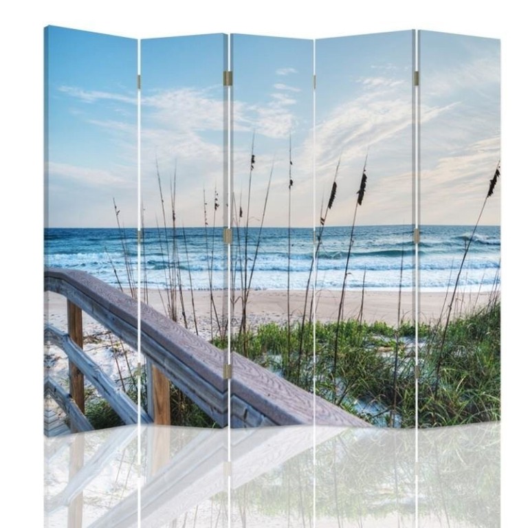 Room divider Double-sided, Dunes covered with grass