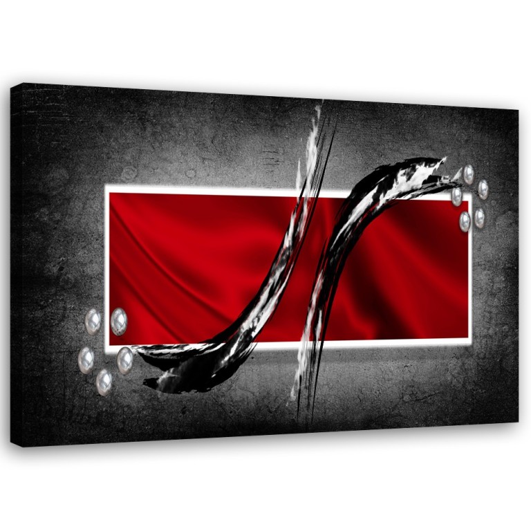 Canvas print, Red Abstraction