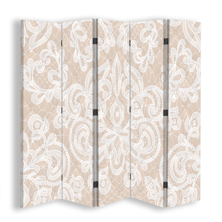 Room divider Double-sided, Elegant beige