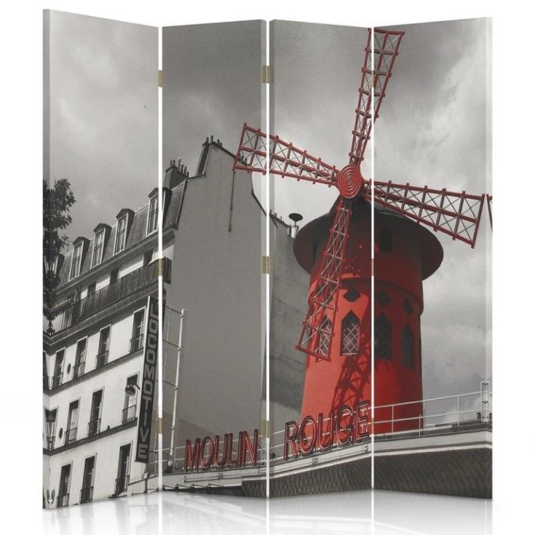 Room divider Double-sided, Moulin Rouge