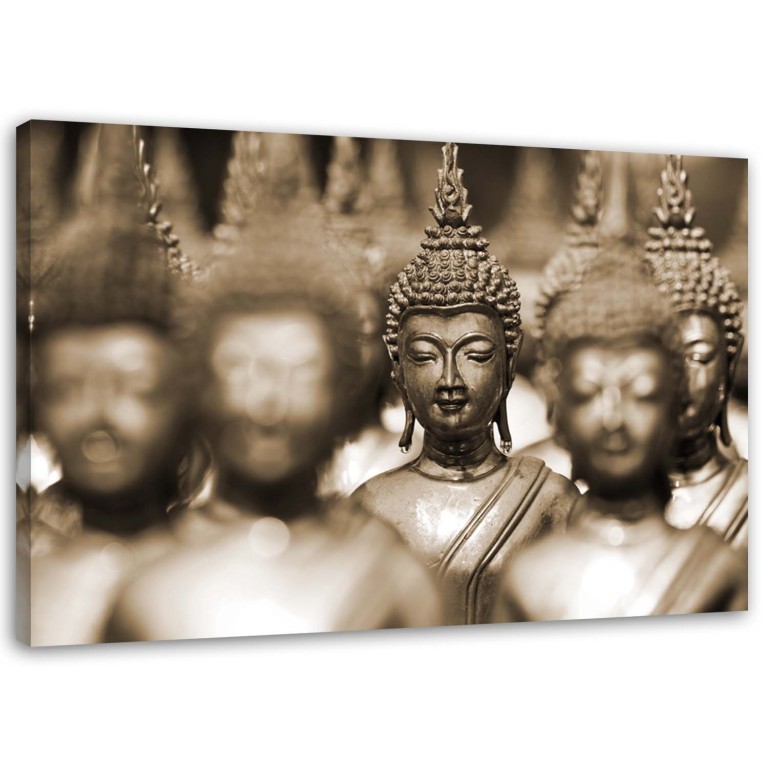 Canvas print, Brown Buddha Feng Shui