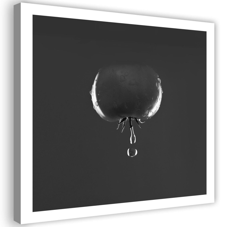 Canvas print, Tomato Vegetable Water Drop