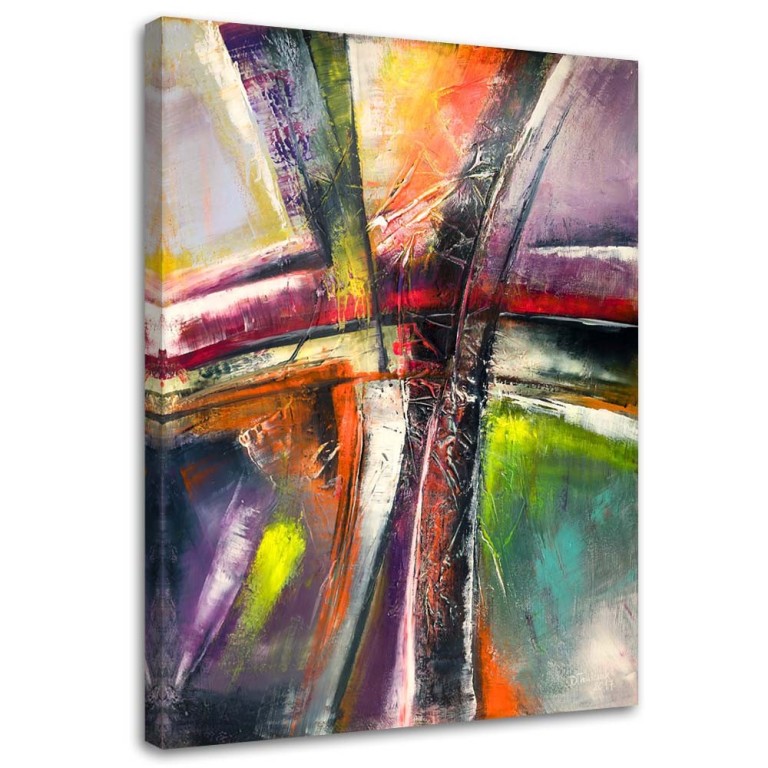 Canvas print, Modern Abstraction Painted