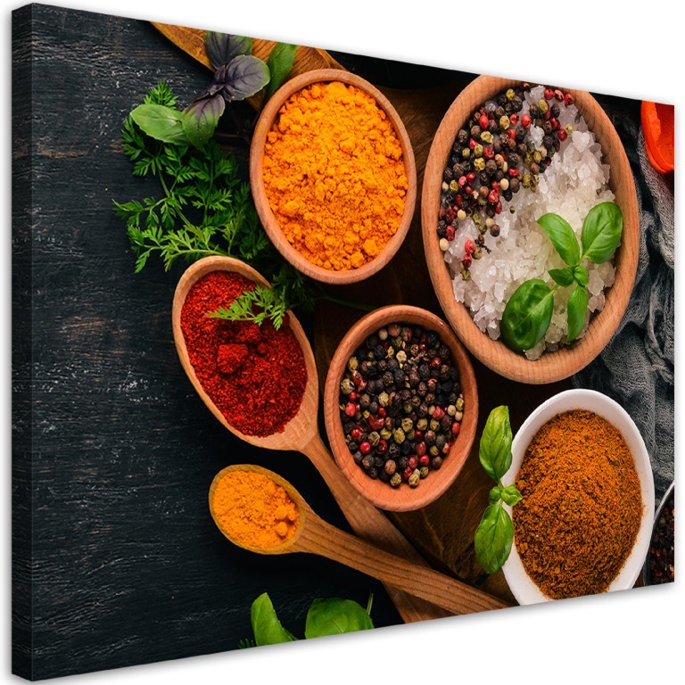 Canvas print, Aromatic Spices Kitchen Food
