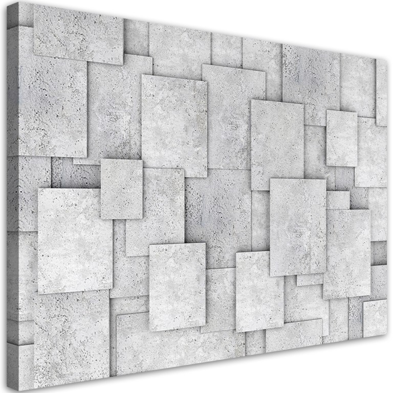 Canvas print, Geometric concrete abstraction