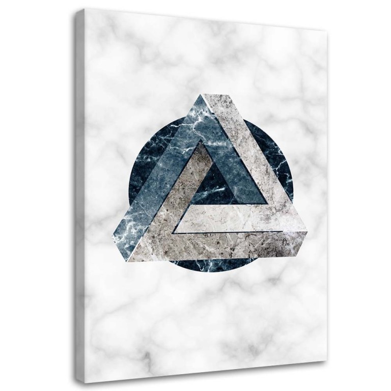 Canvas print, Abstract Marble Grey