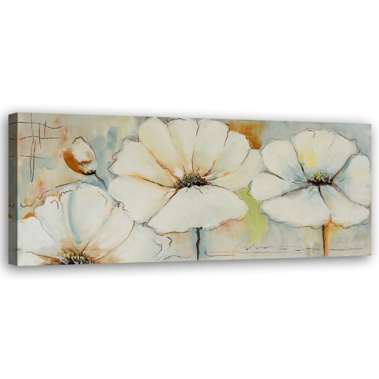 Canvas print, Painting Flowers Pastel