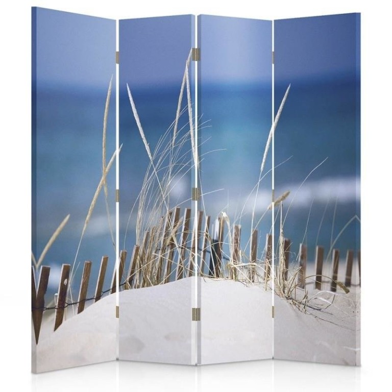 Room divider Double-sided, Friendly beach view