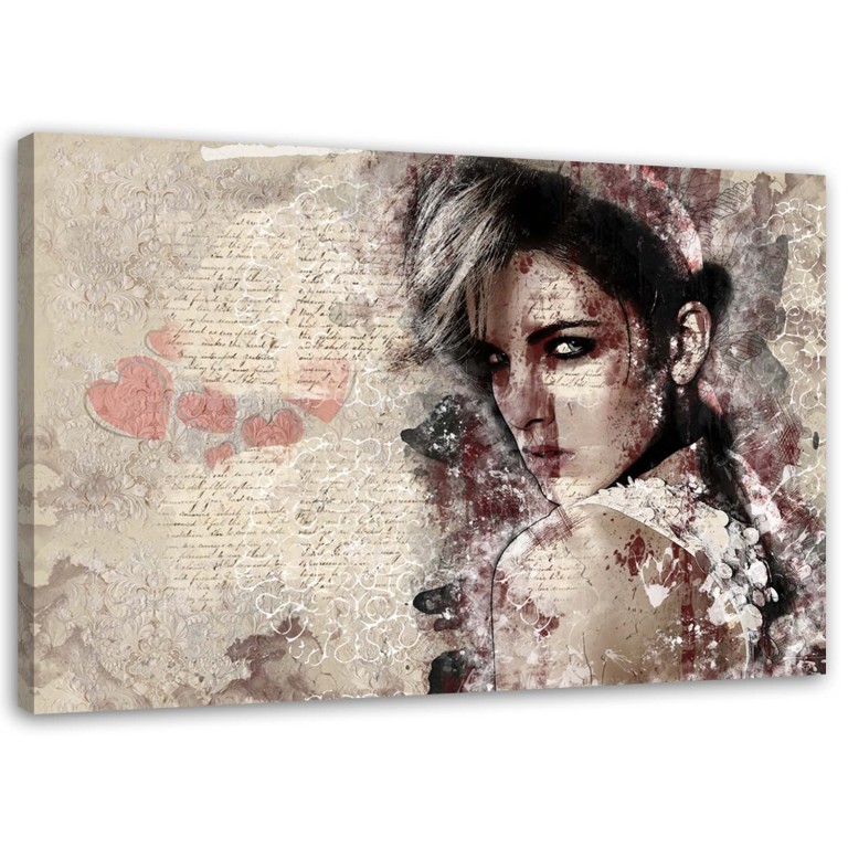 Canvas print, Beautiful Woman Abstract