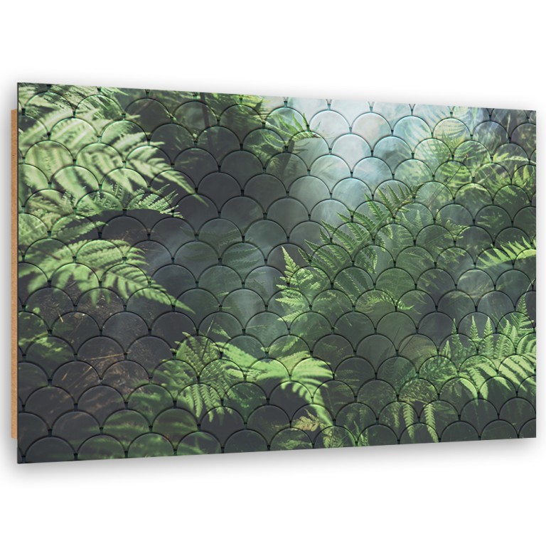 Deco panel print, Fern leaves