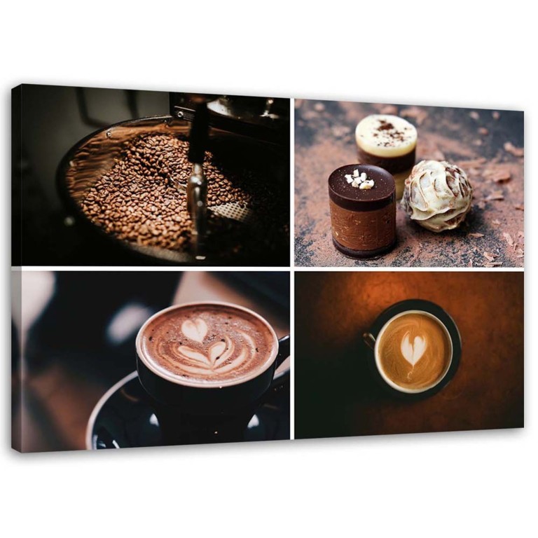 Canvas print, Coffee and Sweets Set