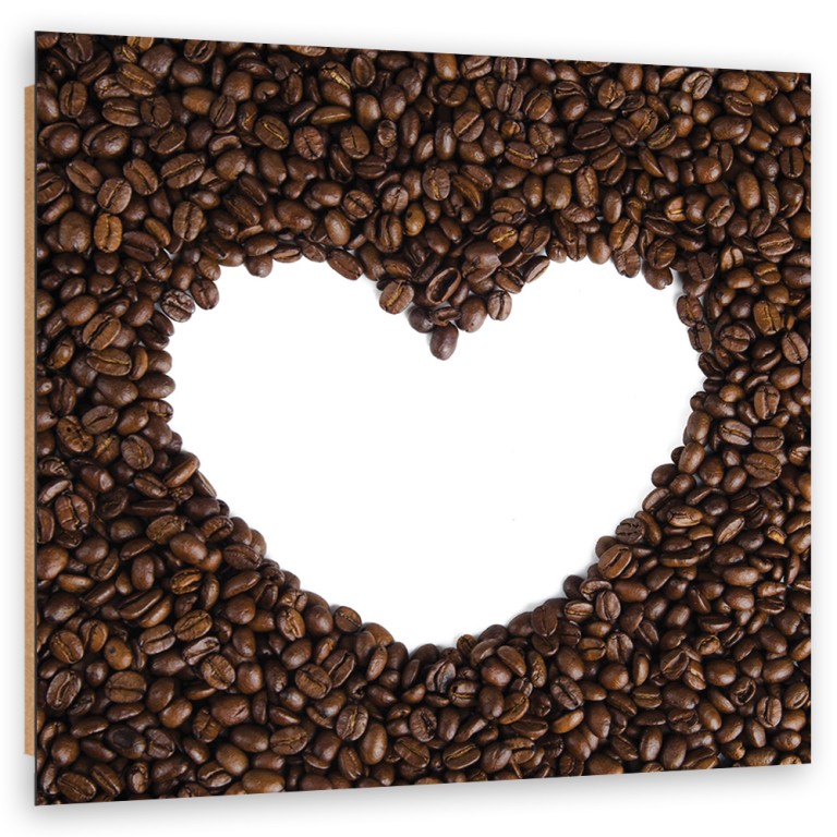 Deco panel print, Coffee heart