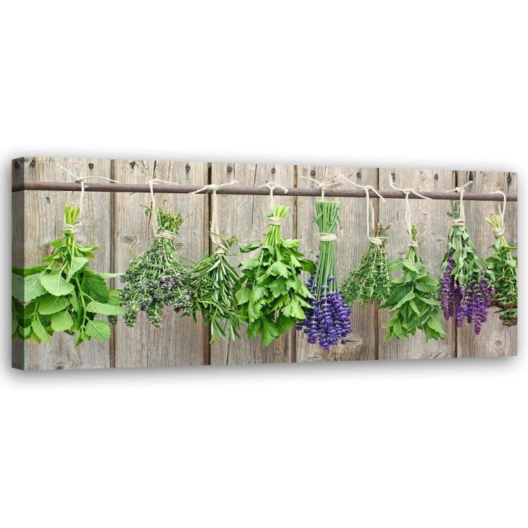 Canvas print, Kitchen Herbs Spices