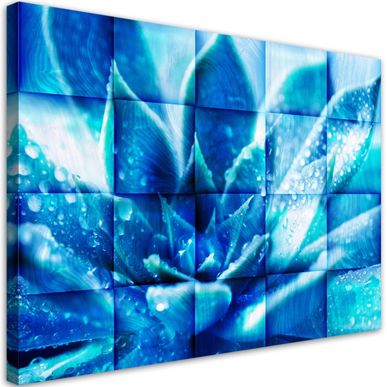 Canvas print, Blue flower