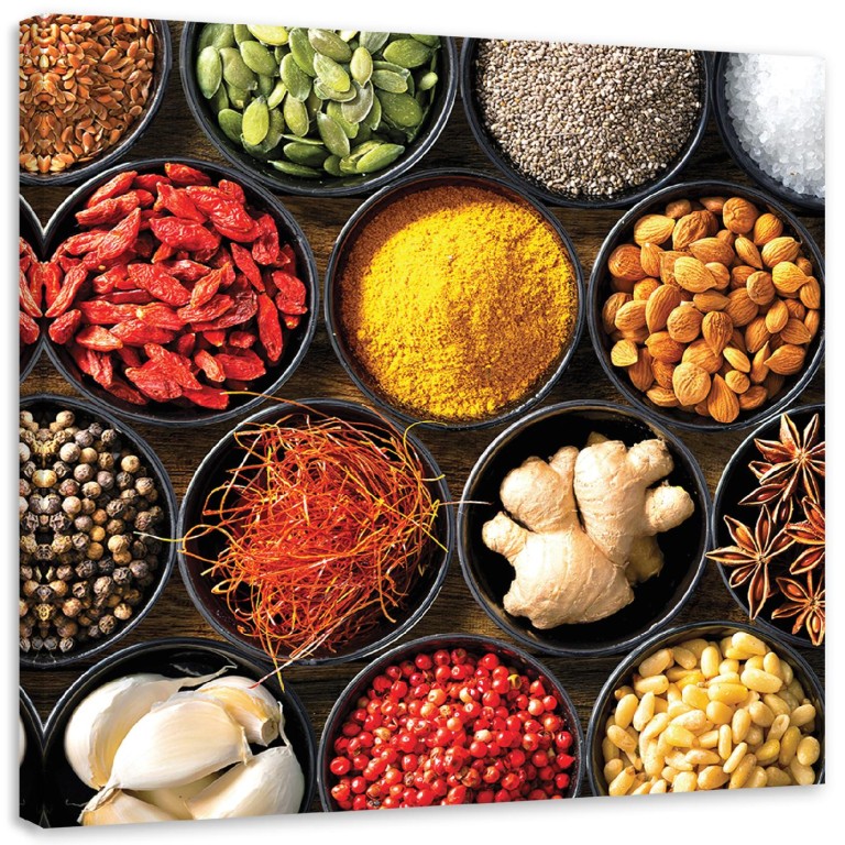 Canvas print, Kitchen spices food