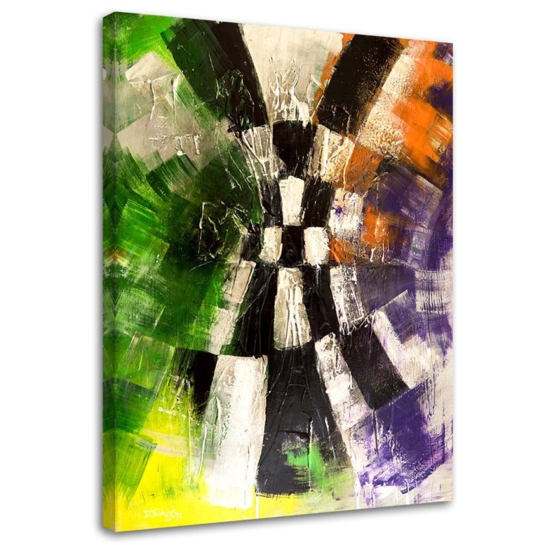 Canvas print, Abstraction Multicoloured