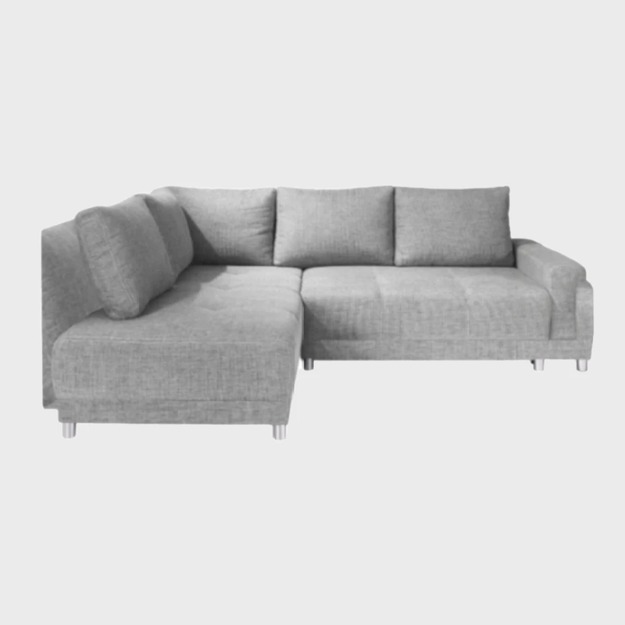 Beate Corner Sofa Bed Left Light Grey Inari 91