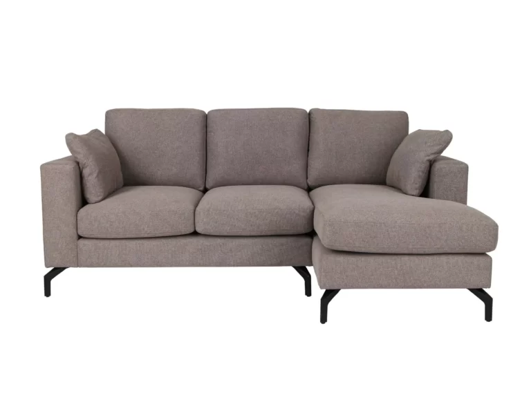 Bresso 2 seater Corner Sofa Right Grey