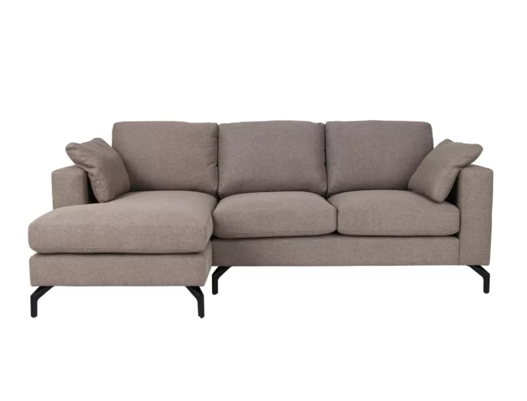 Bresso 3 seater Corner Sofa Left Grey