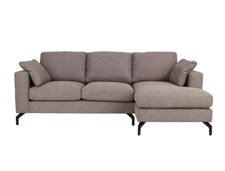 Bresso 3 seater Corner Sofa Right Grey
