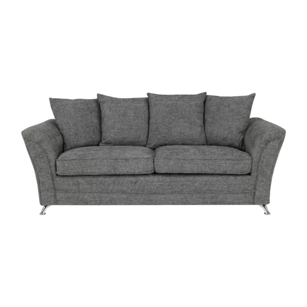 Zina 3 Seater Sofa Grey Graceland Charcoal