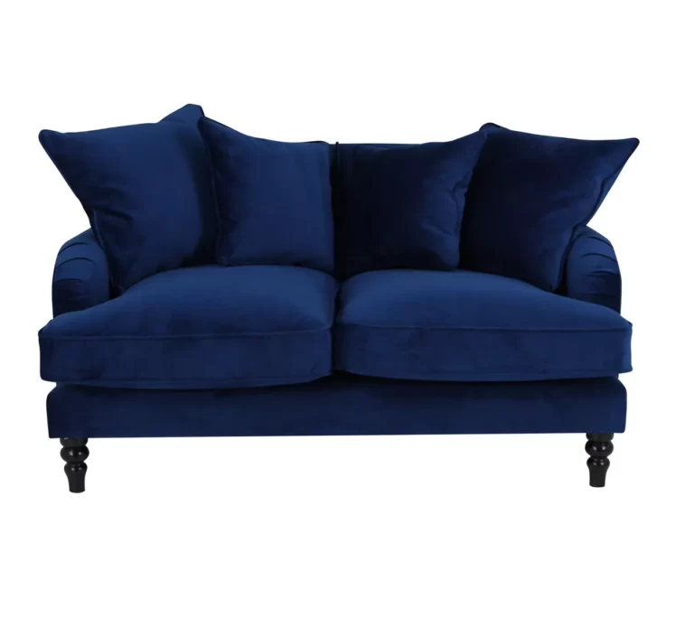 Wilbur 2 Seater Sofa Velluto 25 Navy Blue