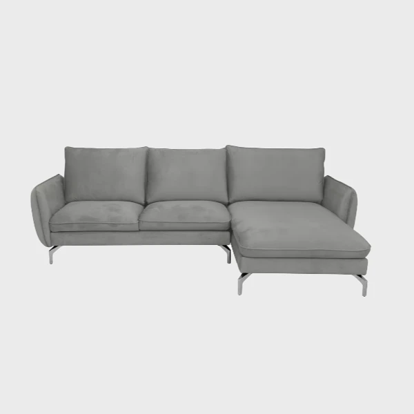 Lavard 2 Arms Corner Sofa Right Grey