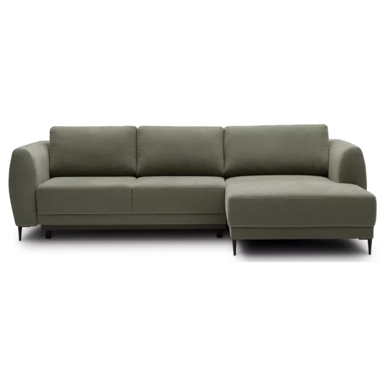 Spazio Corner Sofa  Bed Right Green Scala 38