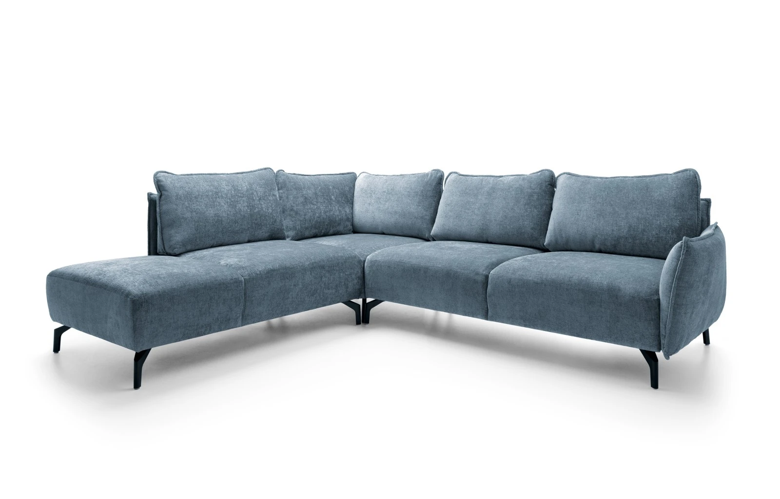 Bella Corner Sofa Left Blue