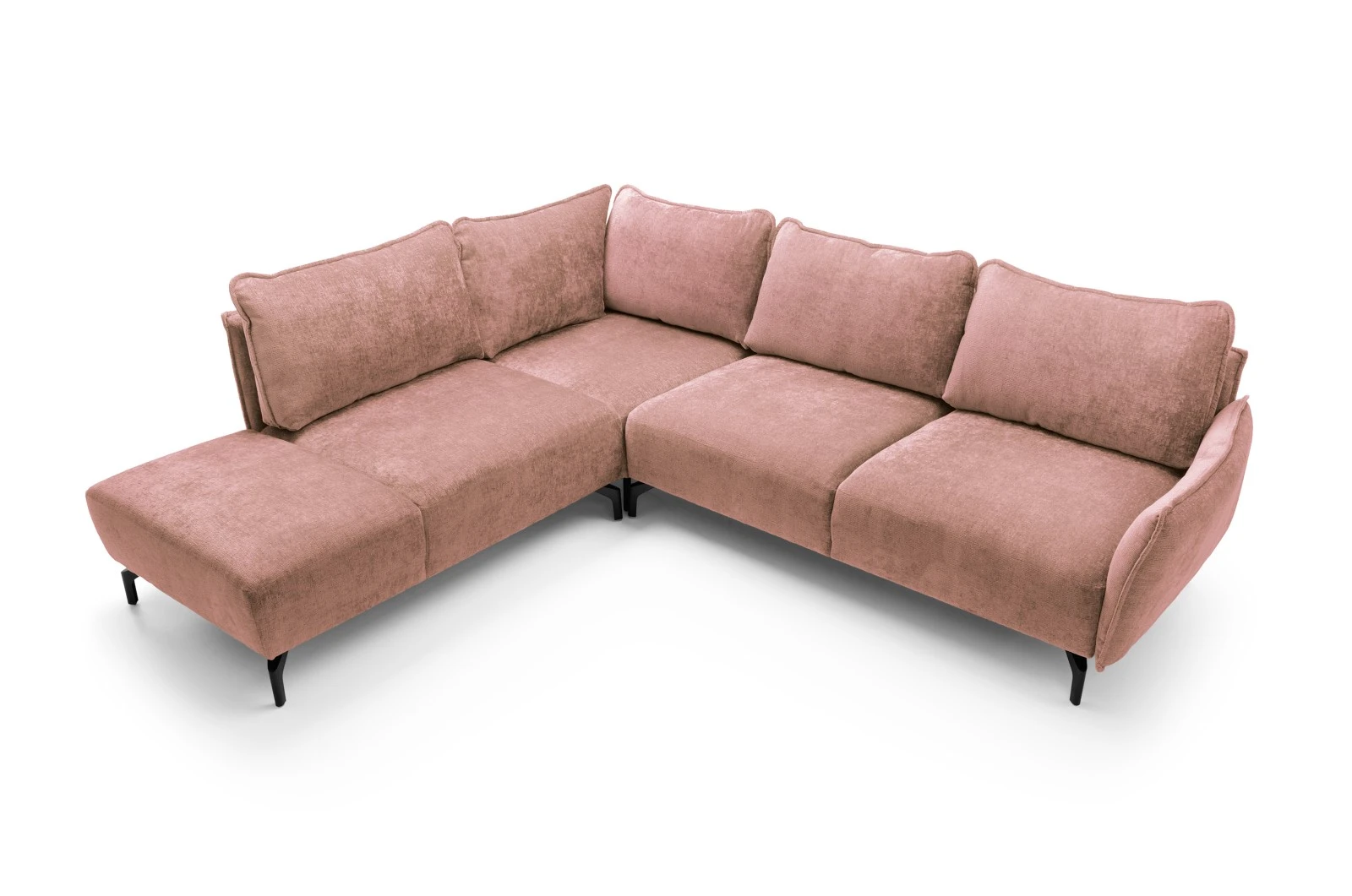 Bella Corner Sofa Left Pink