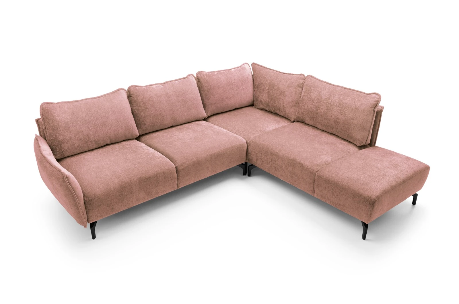 Bella Corner Sofa Right Pink