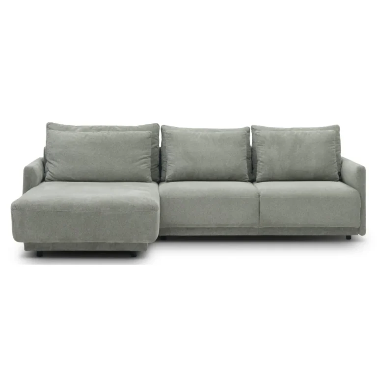 Ambra Corner Sofa Bed Left Green Diosa 34