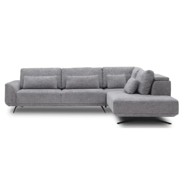 Misty 4 Seater Corner Sofa Right Grey Riviera 09