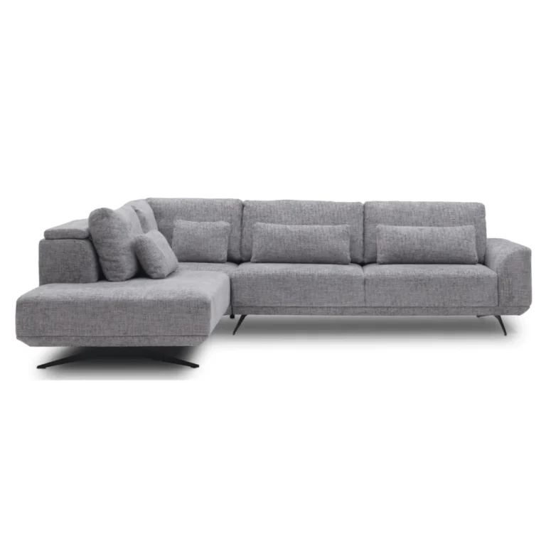 Misty 4 Seater Corner Sofa Left Grey Riviera 09