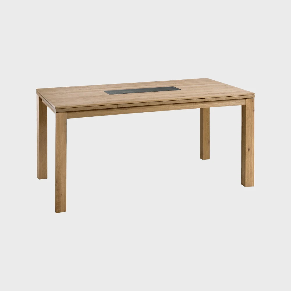 Corena Table Rectangular Natural Varnished Wood
