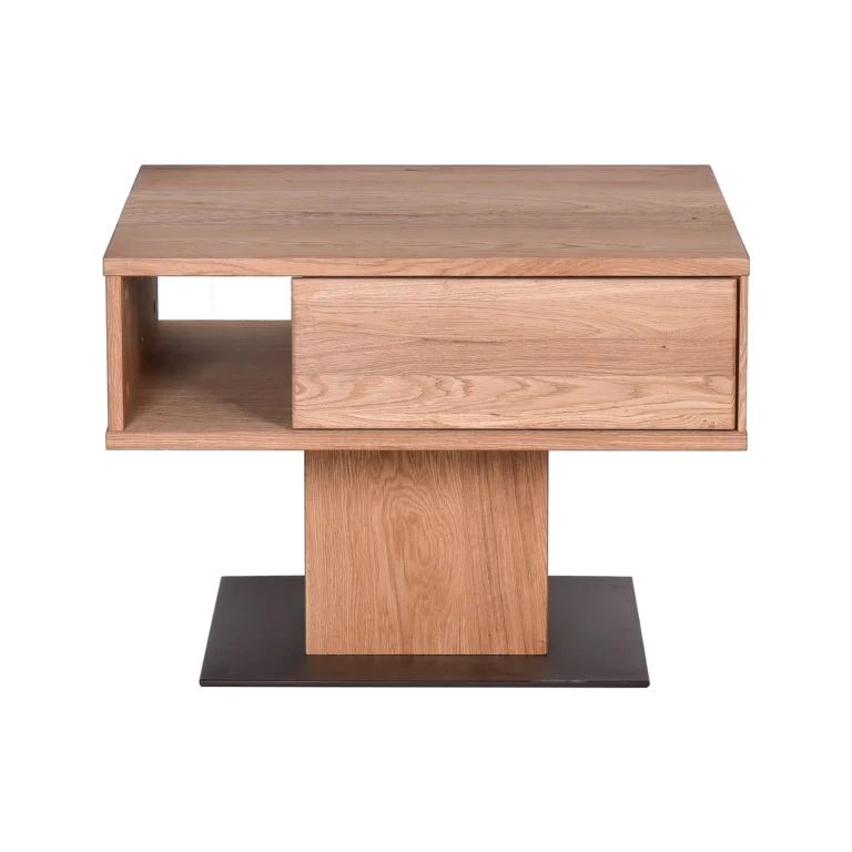 Sangero Coffee Table Rectangular 1 Leg Natural Oak