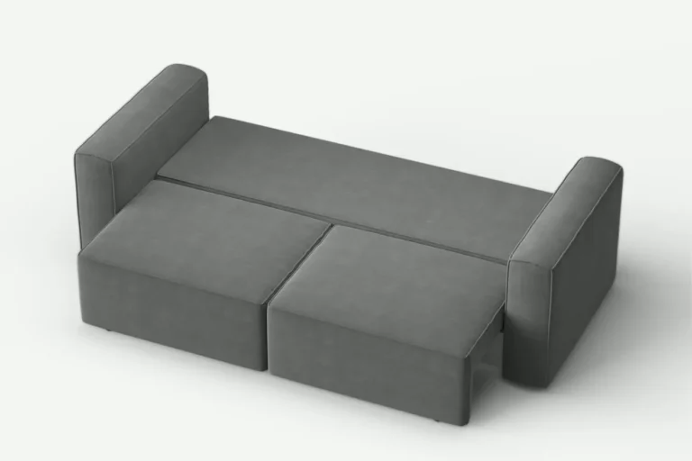 Moved Night 3 Seater Sofa Bed Grey Castel 93