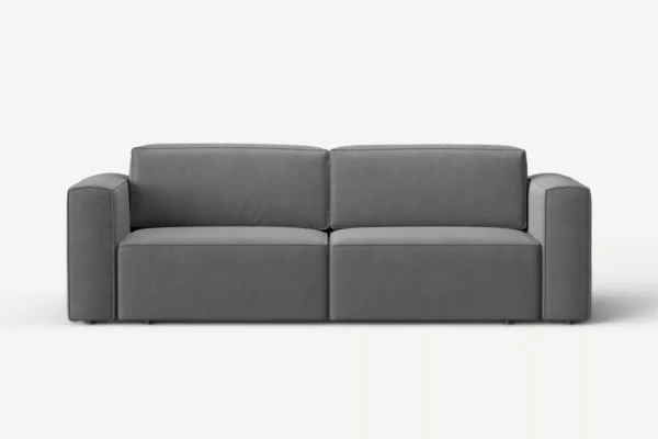 Moved Night 3 Seater Sofa Bed Grey Castel 93