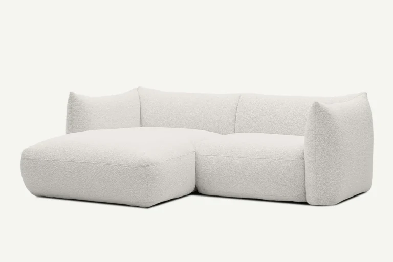 Cosy 2 Seater Modular Corner Sofa Left Cold Beige Copenhagen 900