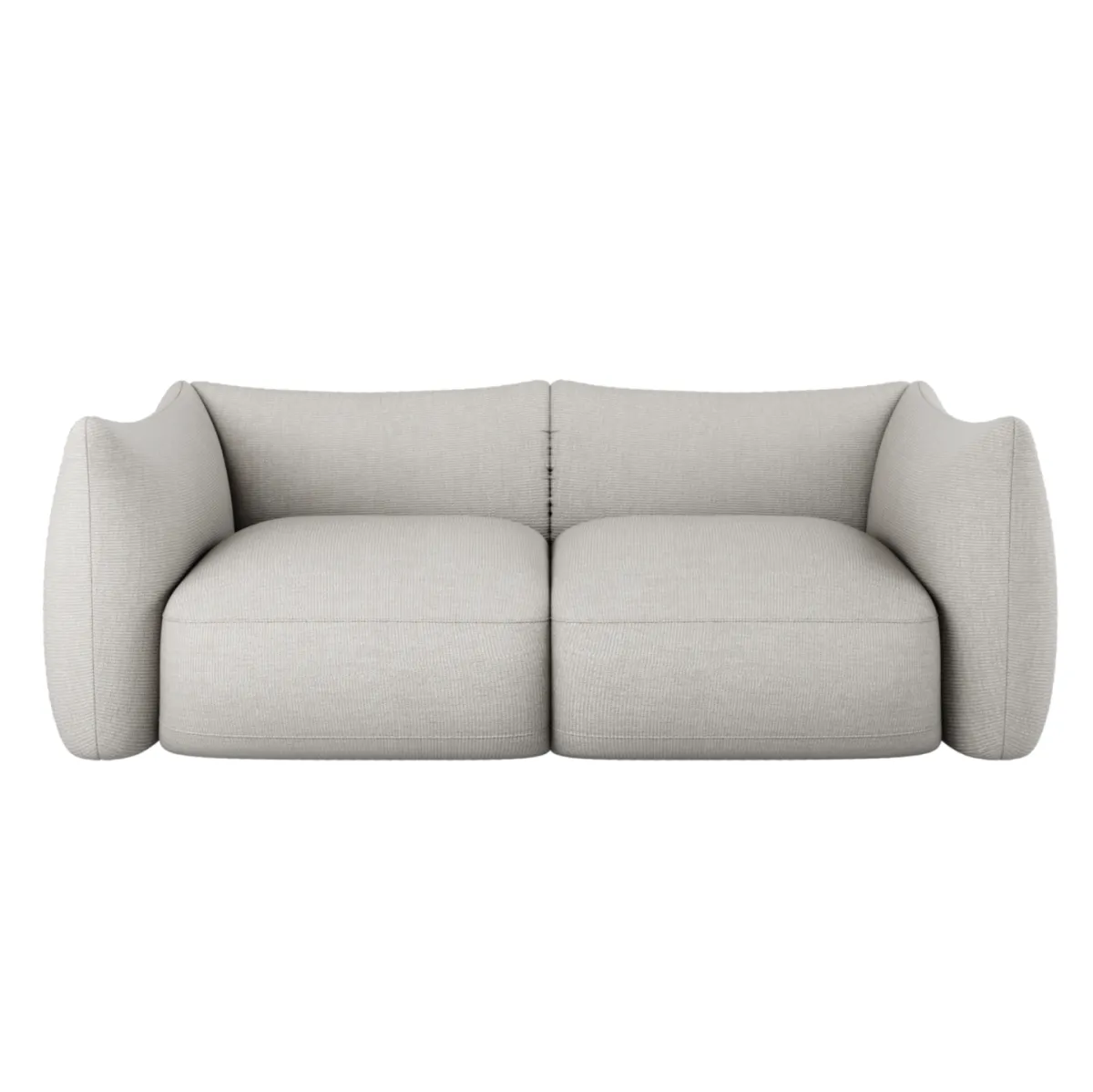 Cosy 2 Seater Sofa Modular White Beige Diosa 01