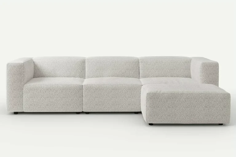 Moved Modern 4 Seater Corner Sofa Right Beige Copenhagen 900
