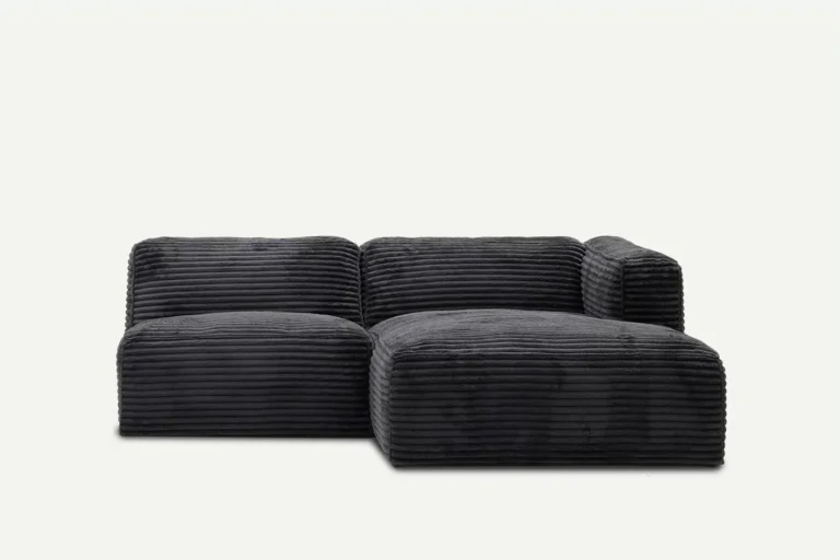 Moved XL Small and modern corner sofa right Talia 100