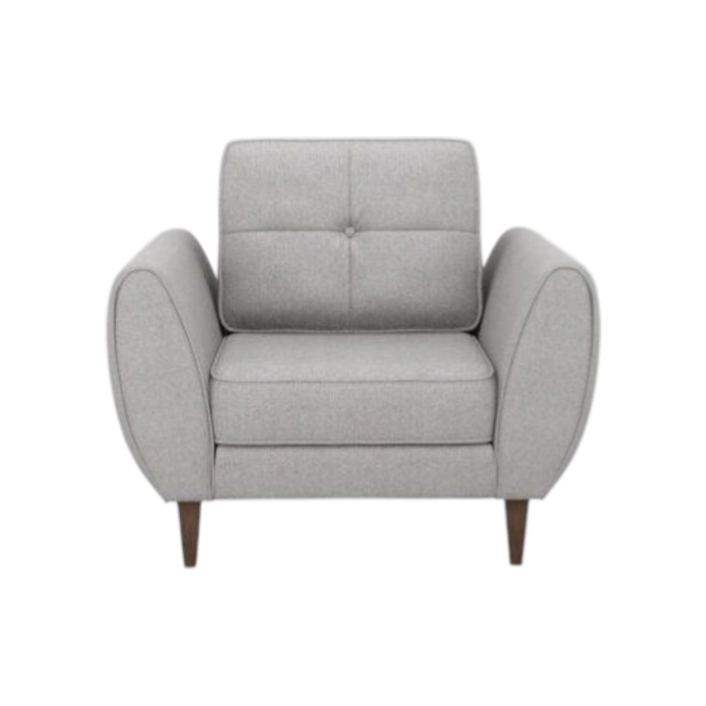 Candy Armchair Light Grey Chivas 108 Comfort