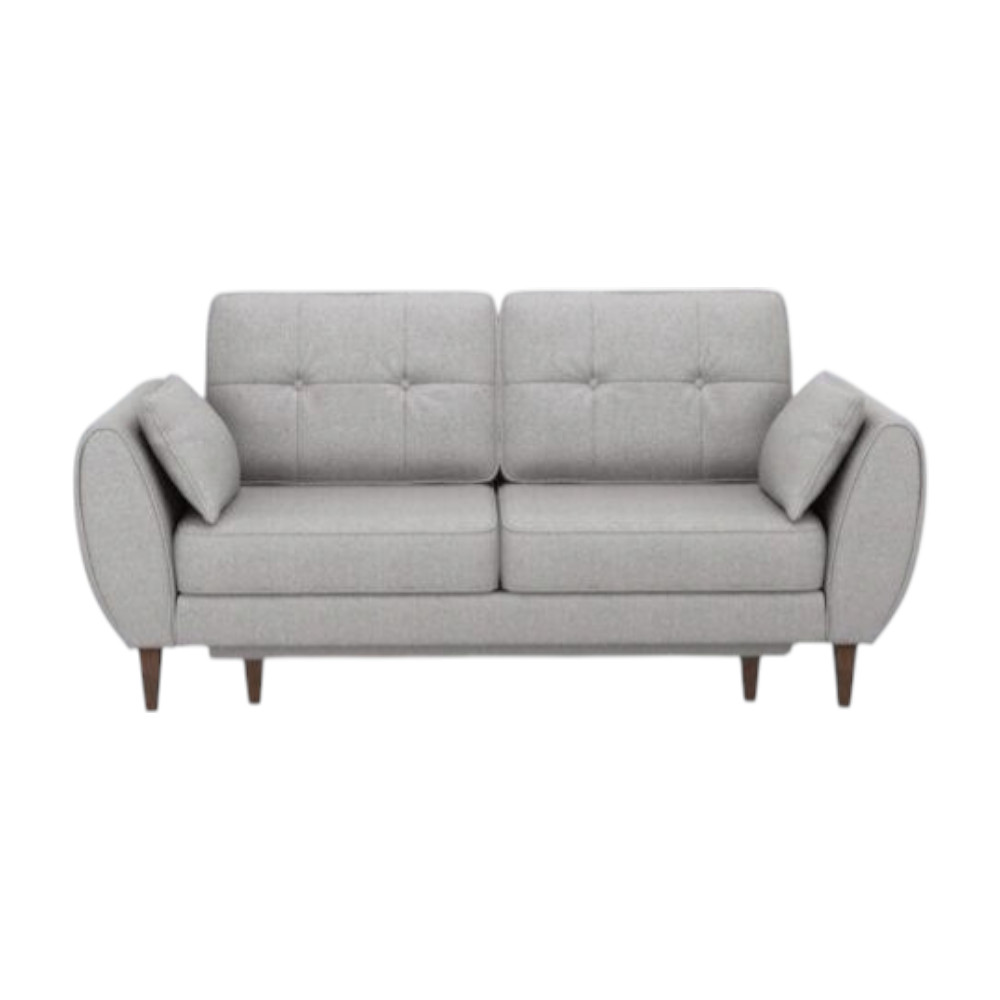 Candy 2 Seater Sofa Light Grey Chivas 108
