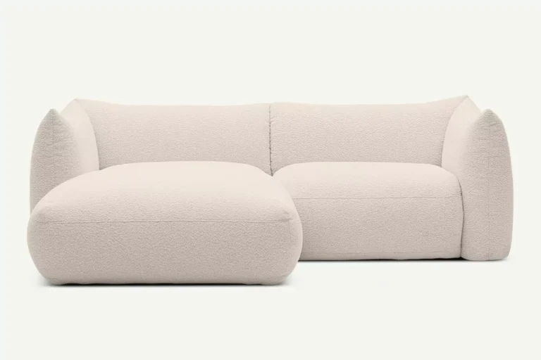 Cosy 2 Seater Modular Corner Sofa Left Beige Copenhagen 908