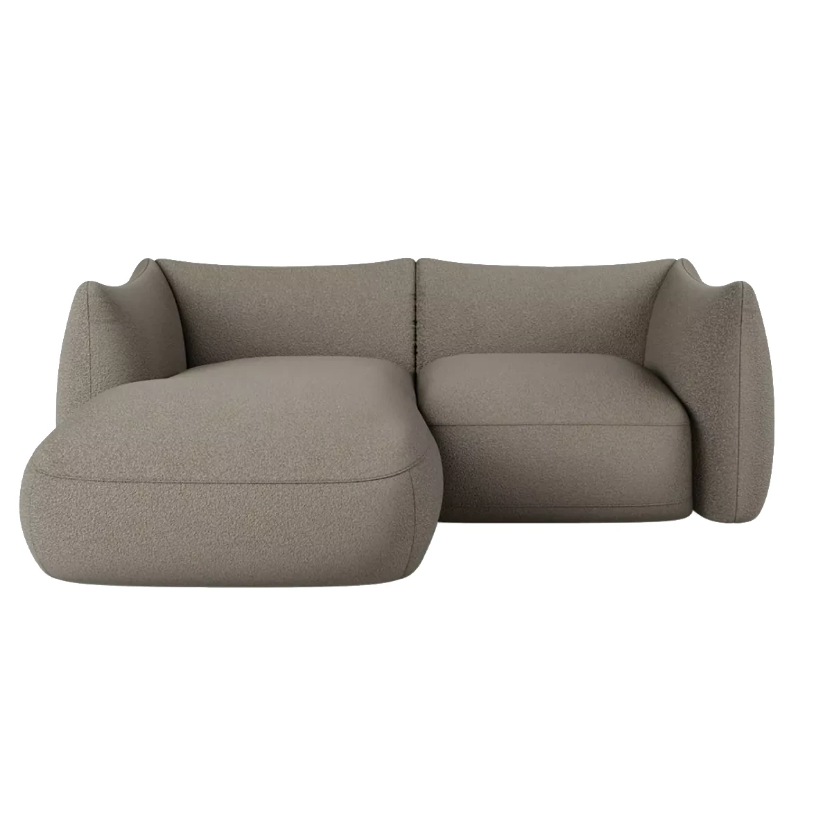 Cosy 2 Seater Modular Corner Sofa Left Coffee with Milk Now or Never 16