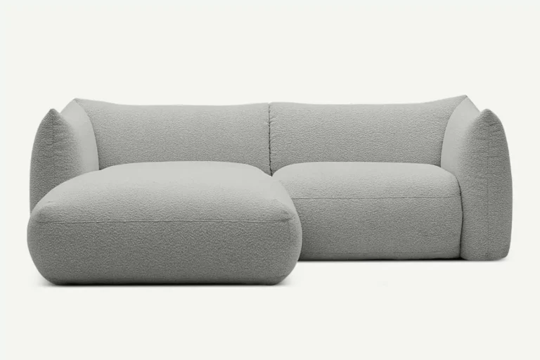 Cosy 2 Seater Modular Corner Sofa Left Dark Grey Copenhagen 802