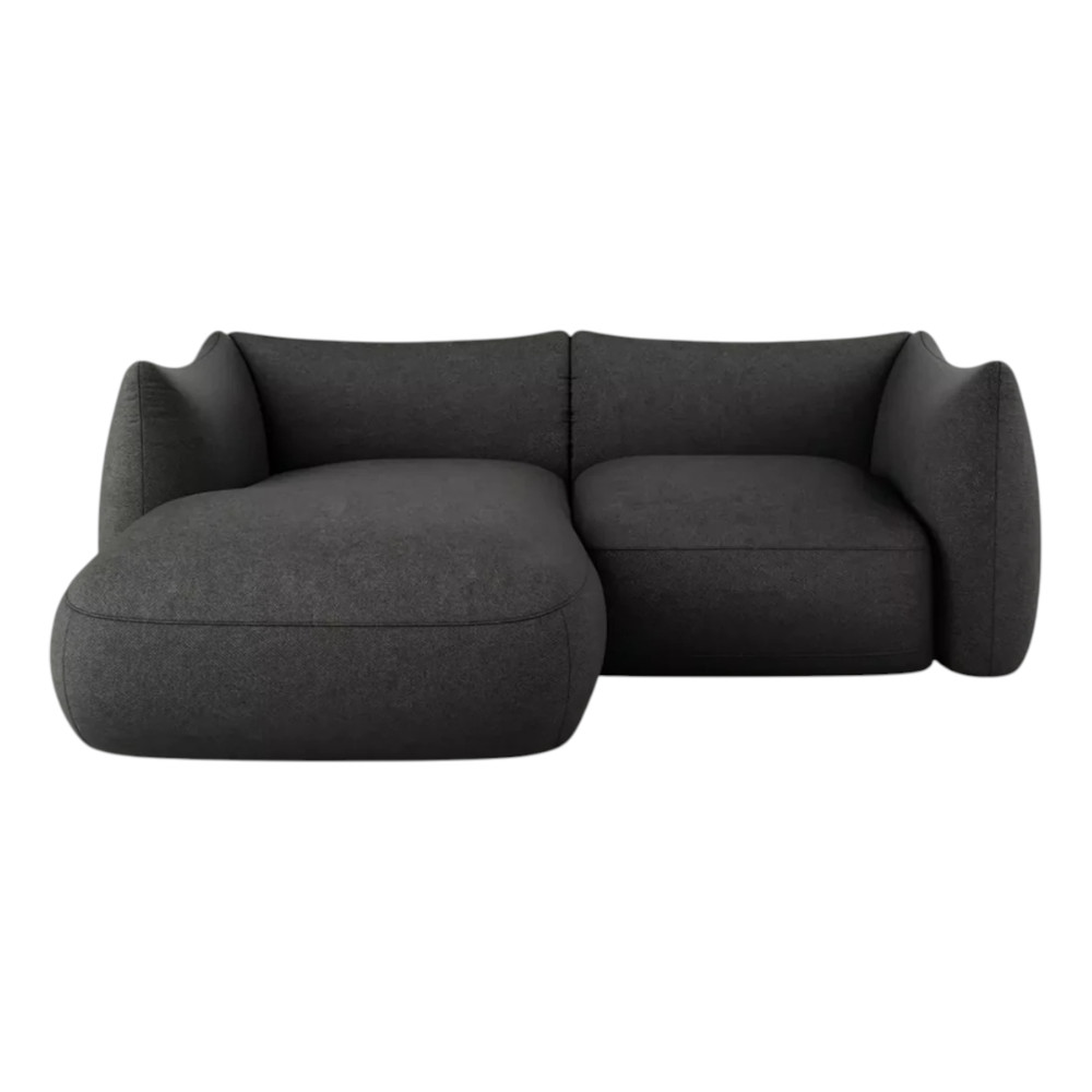 Cosy 2 Seater Modular Corner Sofa Graphite Diosa 93