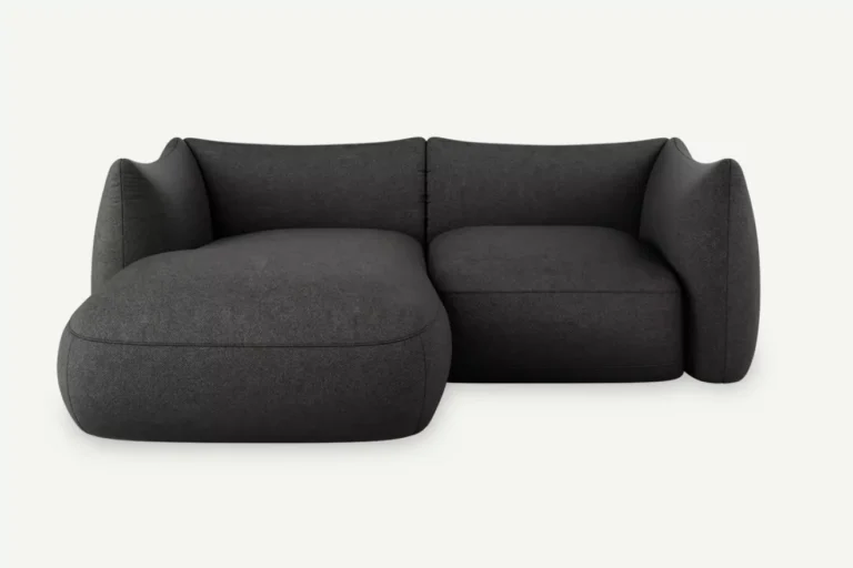 Cosy 2 Seater Modular Corner Sofa Left Graphite Diosa 93