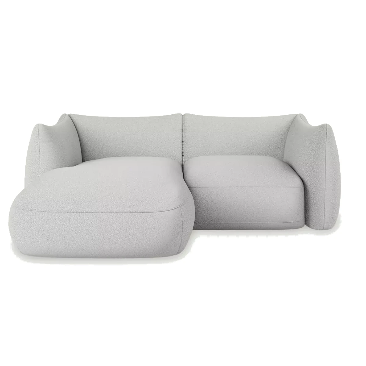 Cosy 2 Seater Modular Corner Sofa Right White Now or Never 01